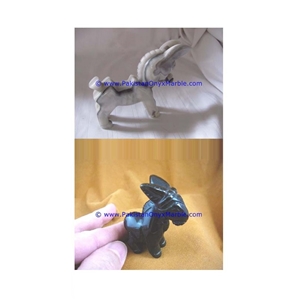 Marble Animals Donkey Statue Sculpture Figurine