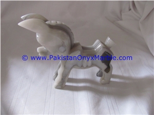 Marble Animals Donkey Statue Sculpture Figurine