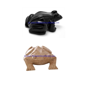 Marble Animals Frogs Statue Sculpture Figurine