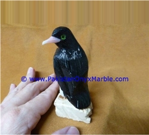 Marble Animals Penguin Statue Sculpture Figurine