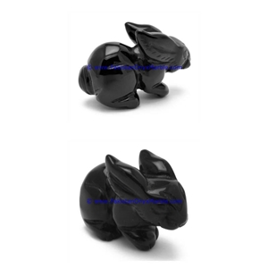 Marble Animals Rabbit Statue Sculpture Figurine