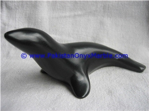 Marble Animals Seal Sea Lion Statue Sculpture