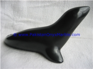 Marble Animals Seal Sea Lion Statue Sculpture