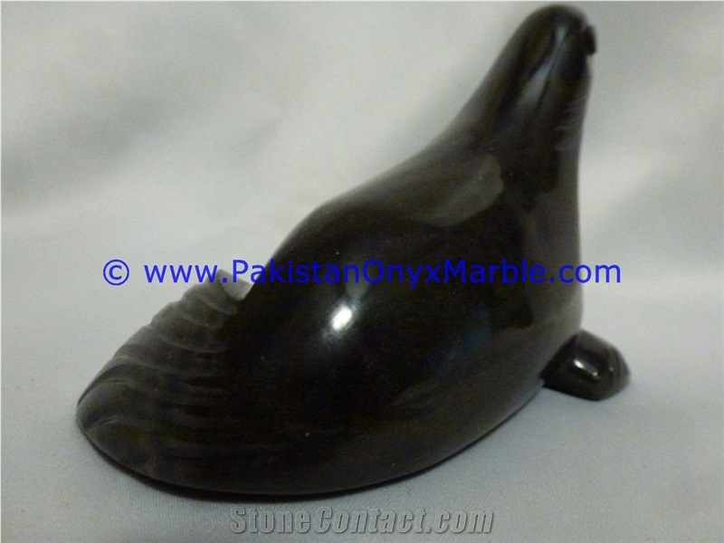 Marble Animals Seal Sea Lion Statue Sculpture