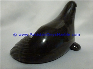 Marble Animals Seal Sea Lion Statue Sculpture