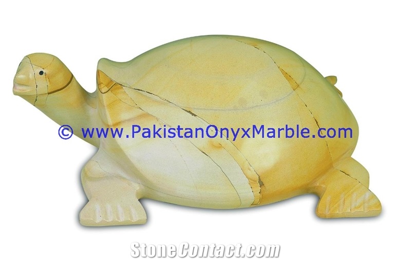Marble Animals Turtles Statue Sculpture Figurine