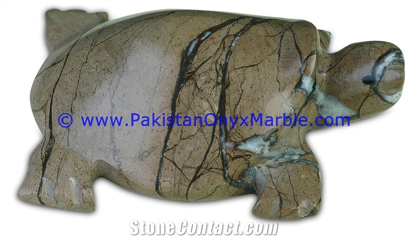Marble Animals Turtles Statue Sculpture Figurine