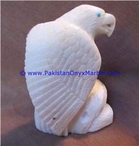 Marble Birds Eagle Statue Sculpture