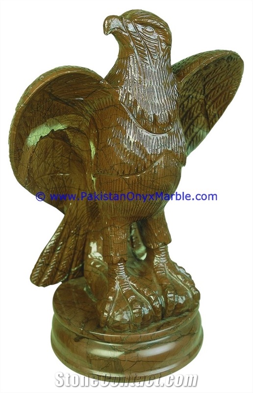 Marble Birds Eagle Statue Sculpture