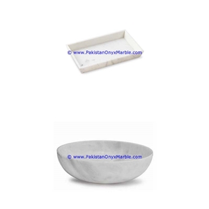 Marble Bowls White Ziarat Carrara Dinning