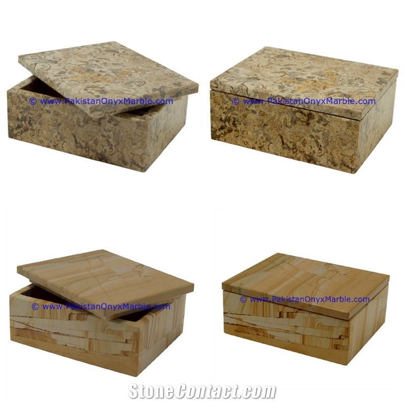 Marble Boxes Rectangle Boxes Jars Canister