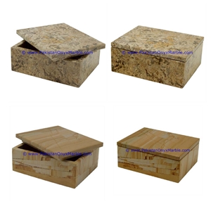 Marble Boxes Rectangle Boxes Jars Canister