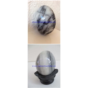 Marble Eggs Decorative Gray Marble