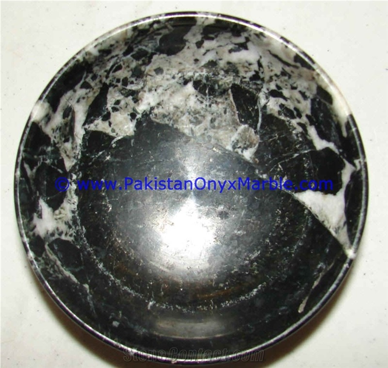 Marble Fruit Bowls Black Zebra Marble Dish Cake