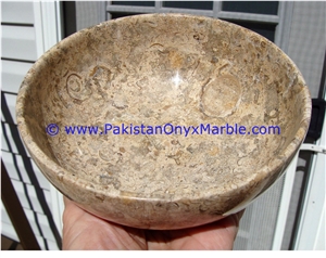 Marble Fruit Bowls Fossil Corel Marble Dish Cake