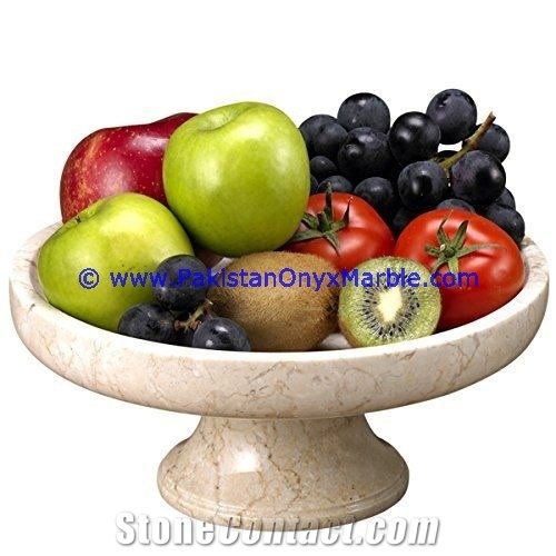 Marble Fruit Bowls Verona Sahara Beige