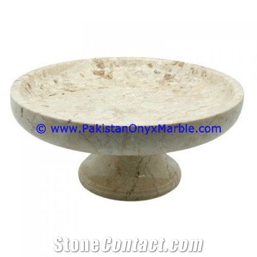 Marble Fruit Bowls Verona Sahara Beige
