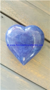 Marble Hearts Black White Teakwood Fossil