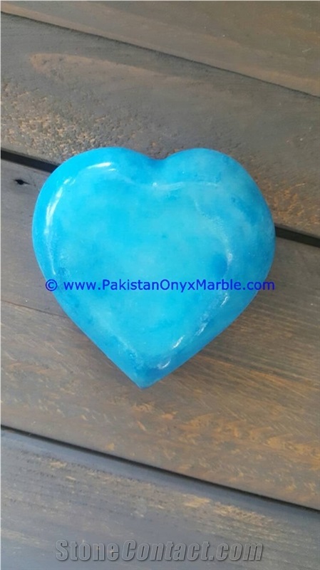 Marble Hearts Black White Teakwood Fossil
