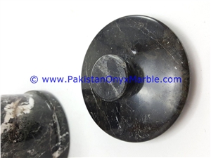 Marble Jars Black Zebra Marble