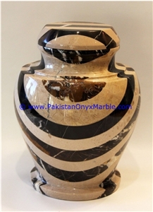 Marble Jars Multi Stone Marble Handcarved Lid