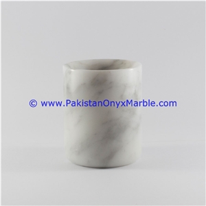 Marble Jars Ziarat Carrara White Marble