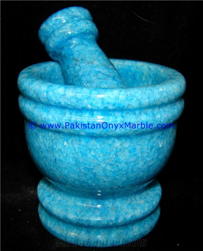 Marble Mortar Pestle Multi Stone Marble