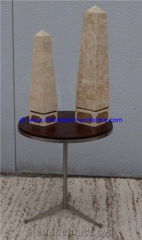 Marble Obelisks Verona Sahara Beige