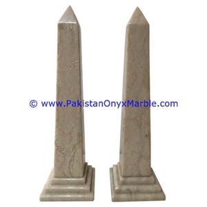 Marble Obelisks Verona Sahara Beige