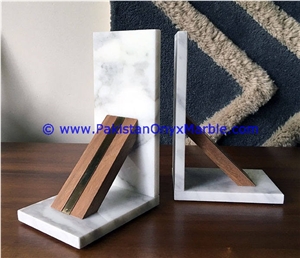 Marble Plaques Shaped Handcarved Natural Bookend