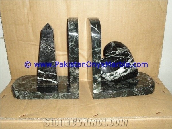 Marble Plaques Shaped Handcarved Natural Bookend
