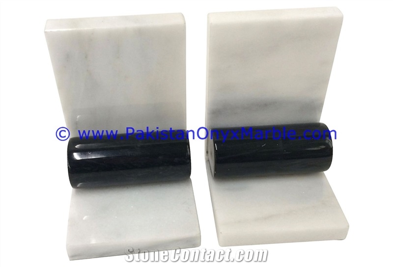 Marble Plaques Shaped Handcarved Natural Bookend