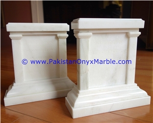 Marble Plaques Shaped Handcarved Natural Bookend