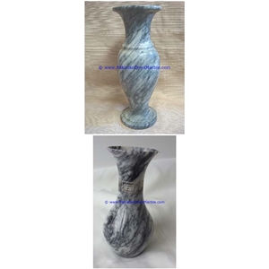 Marble Vases Gray Marble Handcrafted Natural Marble Vases Gray Marble Handcrafted Natural