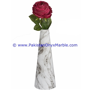 Marble Vases Gray Marble Handcrafted Natural