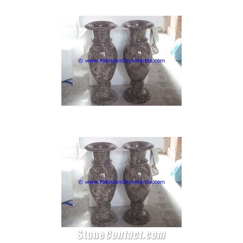 Marble Vases Oceanic Gemstone Marble