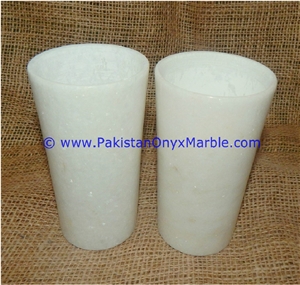 Michaelangelo Marble Shot Glasses Hnadcrafted Set