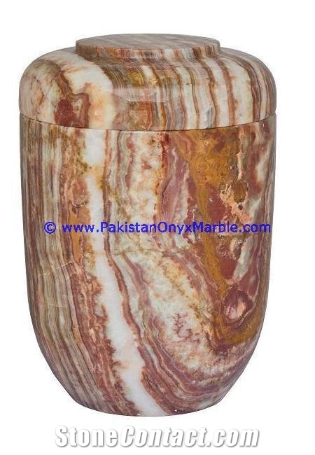 Multi Brown Onyx Urns