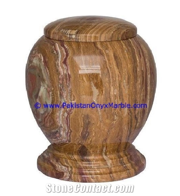Multi Brown Onyx Urns