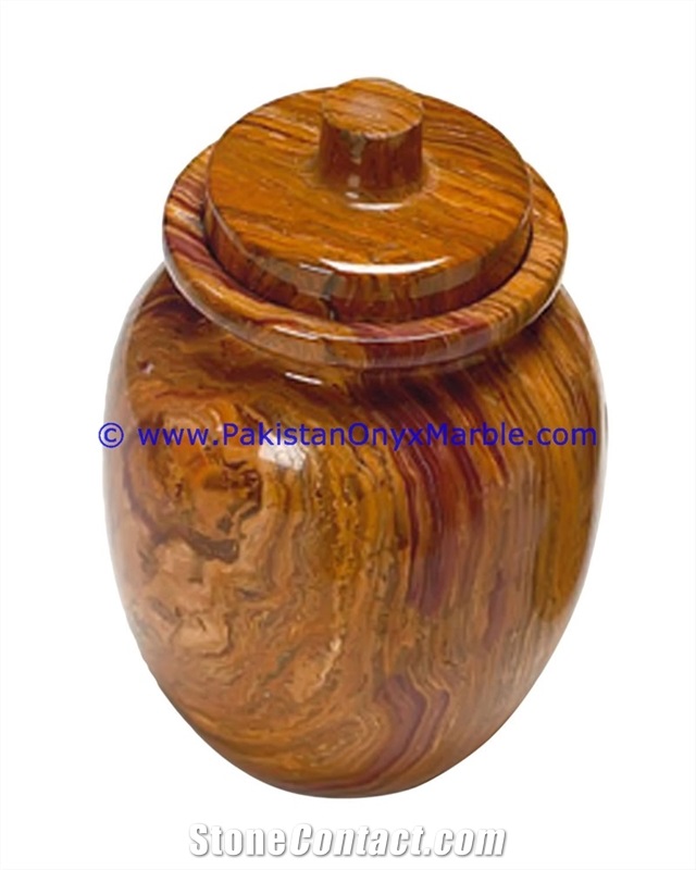Multi Brown Onyx Urns