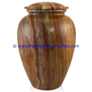 Multi Brown Onyx Urns