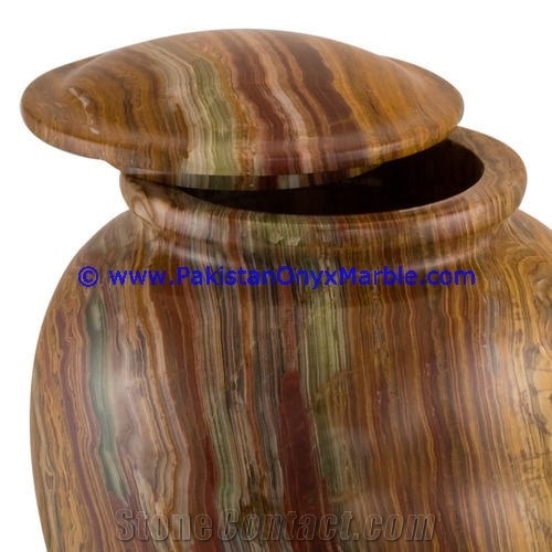 Multi Brown Onyx Urns