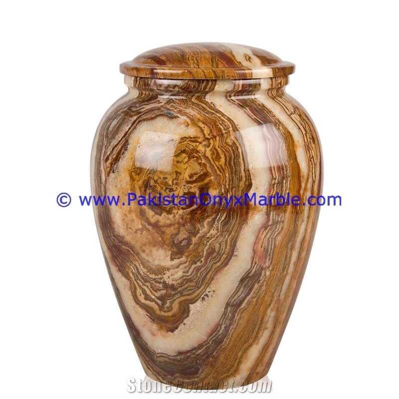Multi Brown Onyx Urns