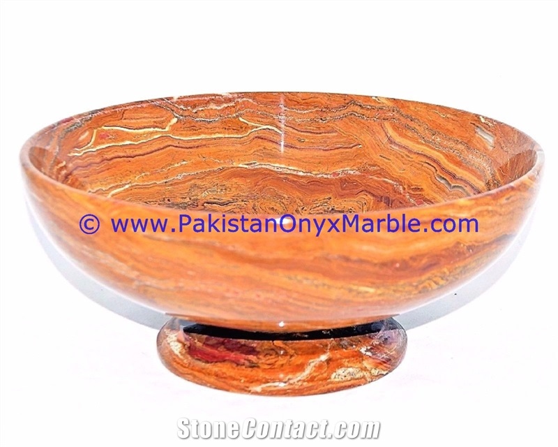 Multi Brown Red Onyx Bowls