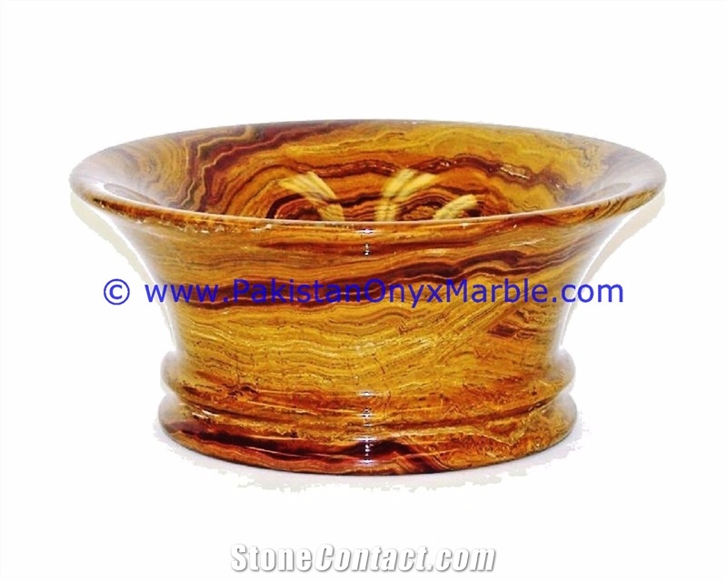 Multi Brown Red Onyx Bowls