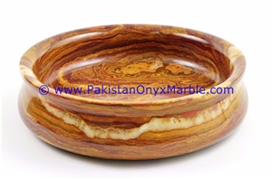 Multi Brown Red Onyx Bowls