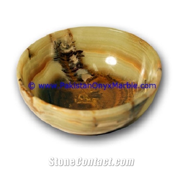 Multi Green Onyx Bowl