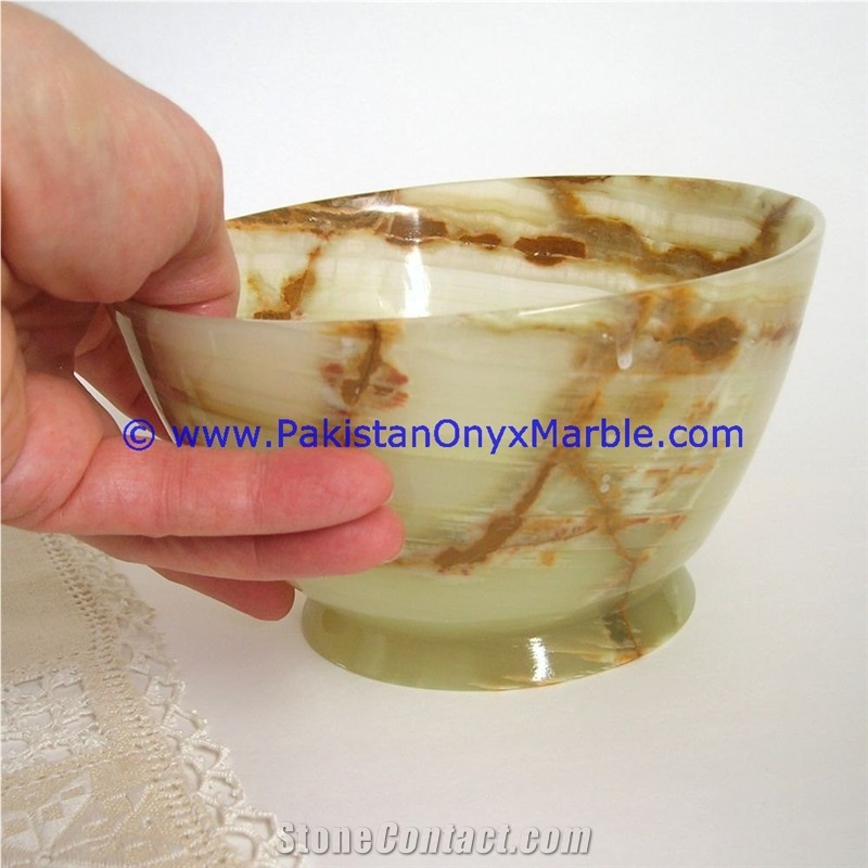 Multi Green Onyx Bowl