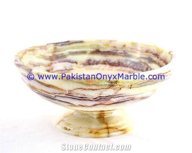 Multi Green Onyx Bowl