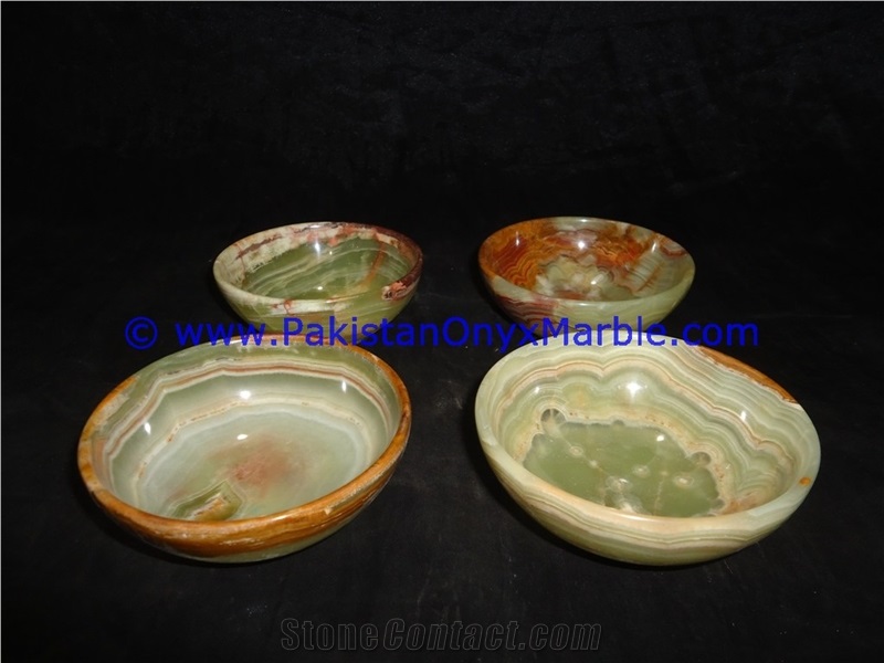 Multi Green Onyx Bowl